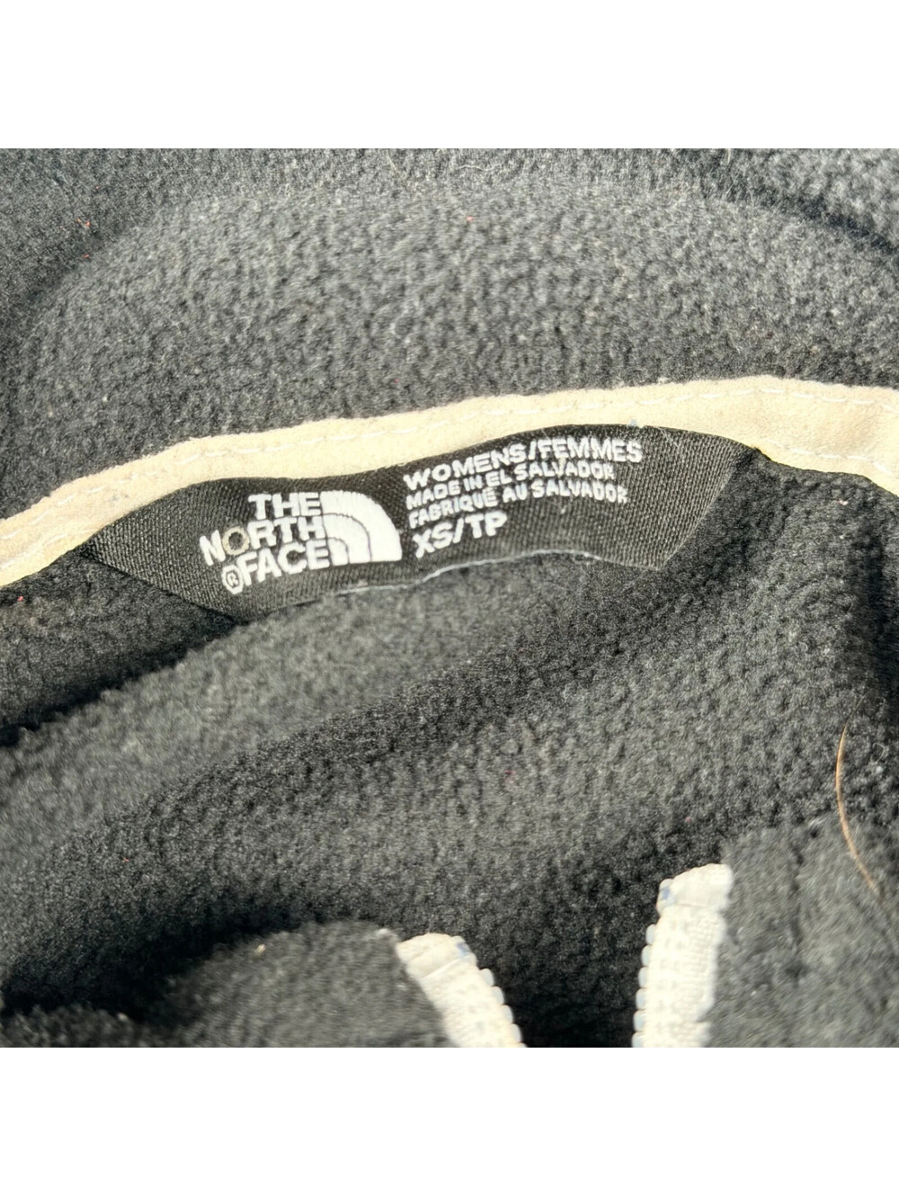 The North Face Womens Fleece Jacket XS Black Full Zip Long Sleeve Outdoor - Picture 6 of 8